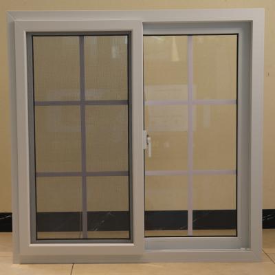 China Conventional UPVC Sliding Window And Door White Profile Multiple Locking Solutions for sale