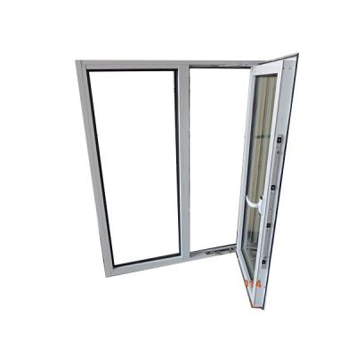 China Tilt and Turn Flush Upvc Balcón Ventanas con doble acristalamiento en venta