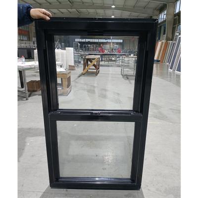 China 90mm Tilt Double Aluminum Hung Window 36x46 Custom for sale