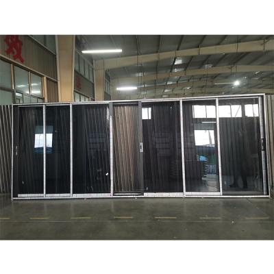 China Commerciële aluminium schuifvenster en deur 60x60 maat maat Te koop