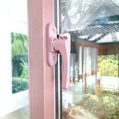 China Crescent Lock Aluminum Slider 6 Ft Sliding Glass Door Customized for sale