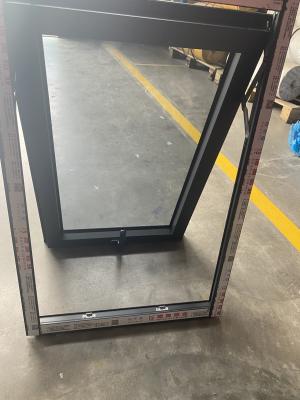 China Ventana de toldo de aluminio de vinilo personalizada con triple acristalamiento exterior en venta