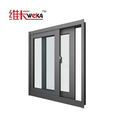 China UPVC Sliding Window Black White Or Durable Stainless Steel Mesh for sale