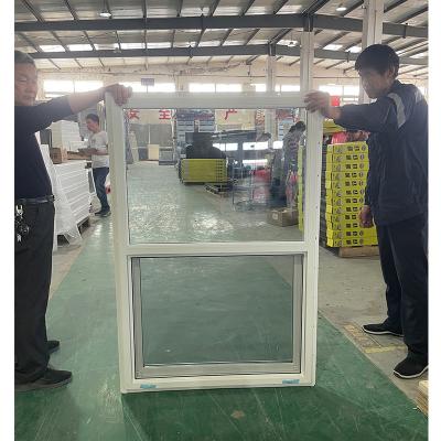 China Affordable Elegance UPVC Single Hung Windows Tempered glass Perfect Quality for sale