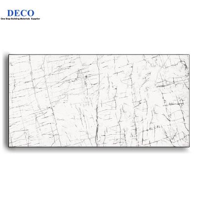 China Glazed Tiles 60X120MM Floor Tiles Backsplash Metallic White Marble Kitchen Bathroom Living Room Tiles Walls And Floors for sale