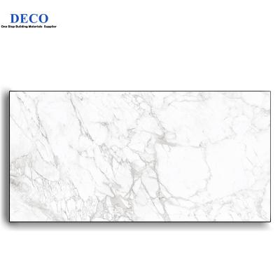 China Carrara Tiles 90x180 Metallic Connection Infinity Large Glazed Tile Porcelain Polished Tiles Backsplash Tiles Peel and Stick for sale