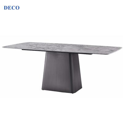 China Natural Mateiral Dining Sets Furniture Restaurant Tables Dining Table Modern Design Slab Marble for sale