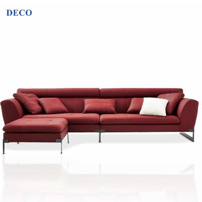 China Modular Luxury Cloud Couches Italian Design Sofa Set Furniture Living Room First Seat Genuine Leather for sale