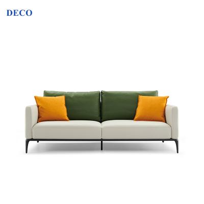 China Modular Sofa Set Furniture Salon Waiting Sofa 3 Seater Fabric Or Genuine Leather Sofa Customize for sale