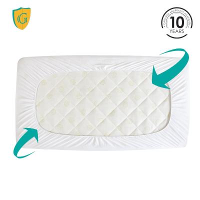 China Waterproof Baby Crib Mattress Pad Breathable Waterproof Baby Mattress Protector for sale