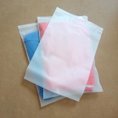 China Disposable Clear Sack Product Bags Mini Plastic Ziplock Packaging With Own Logo Printed For Jean Packaging for sale