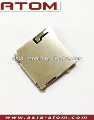 China Micro SD Card Reader Slot Multi Card Reader Mobile Phone Camera/Video/Audio Push-Push/Outside Solder Type for sale