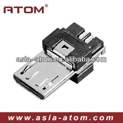 China audio & USB Male PCB Connector 5P Video Micro B Solder for sale