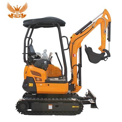 China FAST DELIVERY Excavator 1/6 Farmland Garden Mini Hydraulic Crawler Excavator 1 Ton 1.5 Ton 1.8 Ton Excavator Digger for sale