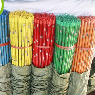 China 2017 good quality home&garden broom stick for colorful plastic broom for sale