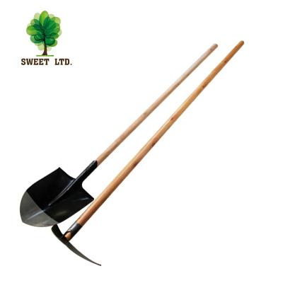 China Cultivating shovel Cultivating tools snow shovel for handling wooden garden tools for sale