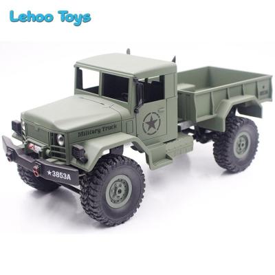 China 2017 New Henglong 3853A RC Car USA RC Car Hobby Toys 2.4G Remote Control Imitation Small Military 4x4 Truck 1:16 High Military Scale for sale