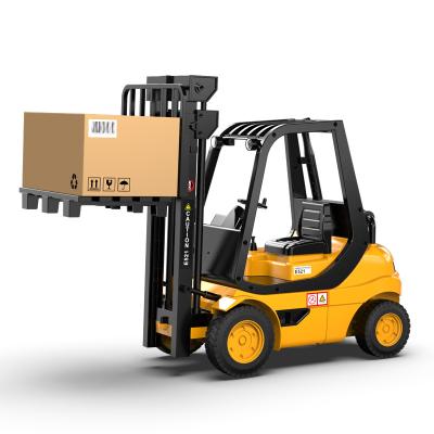 China The forklift is able to lift weights above 0.5kg boy's toy Double Eagle DE E521-003 1:8 scale 8CH RC forklift for kids for sale