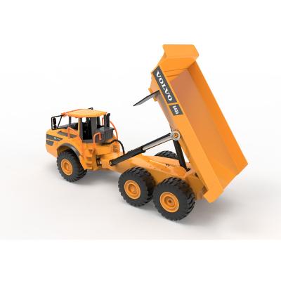 China This dump truck is a must for any construction site E581-003 2.4G 1:26 scale RC dump truck battery operated construction toy car for kids for sale