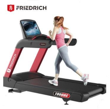 China Quality indoor commercial goods use Friedrich T8008C indoor fitness treadmill with multi-function body test for sale