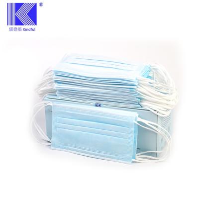 China Adult Medical Nonwoven Surgical Face Mask Disposable Medical Mask 3 Ply Medical Face Mask for sale