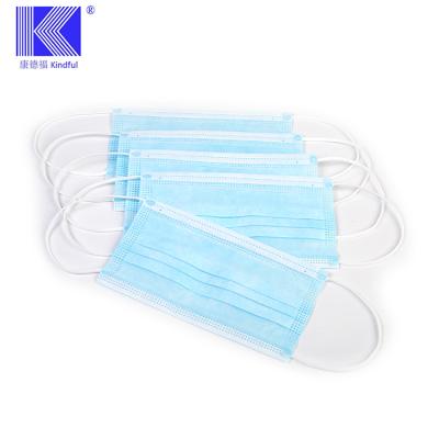 China Adult Sterilized Medical Surgical Mask 3ply Disposable Face Mask 3 Ply Non Woven Fast Delivery for sale