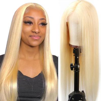 China 13*4 13*6 Human Hair Wigs 150% 180% 200% density 613 blonde lace front wig No Shedding No Tangle high quality human hair wigs for sale