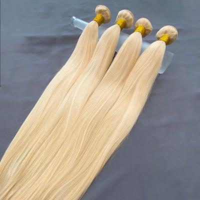 China Wholesale 100% Virgin Human Hair Cuticle Aligned Straight Hair 613 Bundles With HD Blonde Lace Frontal Wig Straight for sale