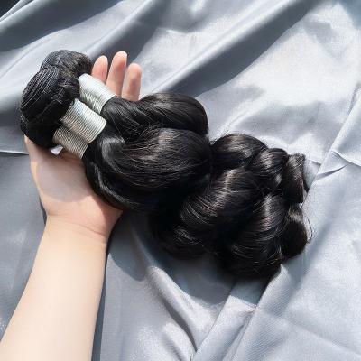 China 100% Virgin Hair 40 Inch 12a Mink Curticle Lined Brazilian Hair Double Drawn Loose Deep Wave Bundles With Frontal Vendor for sale