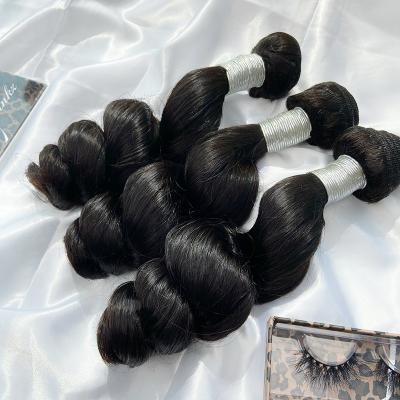 China Wholesale Bulk 100% Unprocessed Virgin Human Hair 12a Human Hair Bundles Lace Front Wig With Black Good Quality Hair Products for sale