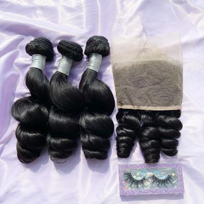 China 4x4 5x5 6x6 7x7 Lace Closure 100% Natural Swiss Brazilian Hair Weft Extensions Transparent Lace Closure Headband for sale