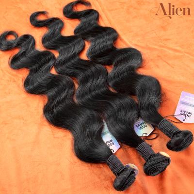 China 100% Raw Brazilian Virgin Hair Double Cuticle Pulled Lined Hair Bundle Vendors Body Wave Wholesale Price Hair Extensions for sale