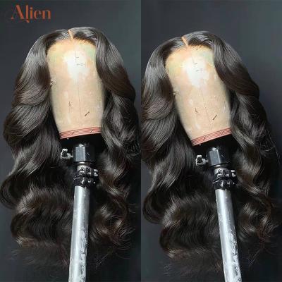 China All wig available 100% Brazilian Virgin hair texture Pixie Cut Lace FrontBodywave hair pre pluck lace wig for sale