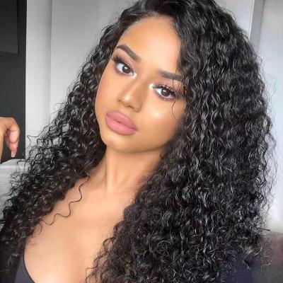 China All Texture Available Natural Curly Hair Wigs 100% Virgin Cambodian Curly Raw Virgin Lace Front Wigs For Black Women for sale