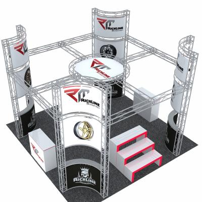 China Lightweight Aluminum Truss Modular Corner Trade Show Booth for sale