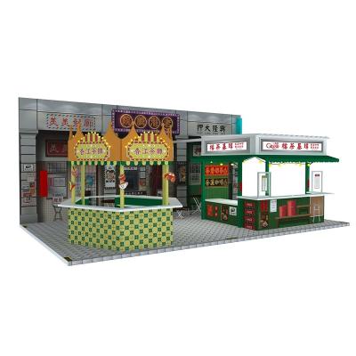 China Detian Lightweight Display Booth And Booth Offer Exhibition Booth Design Building Exhibition Service for sale