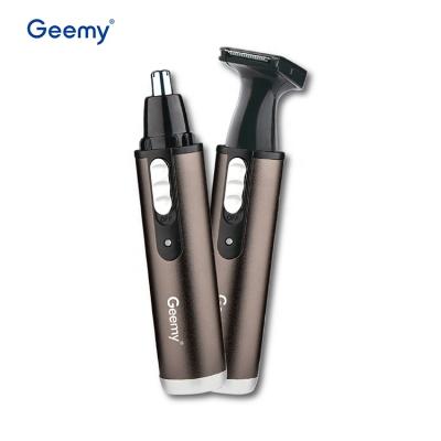 China GM3112 Single Blade Men Eyebrow Trimmer Rechargeable Electric Ear Cleaner Maker for sale