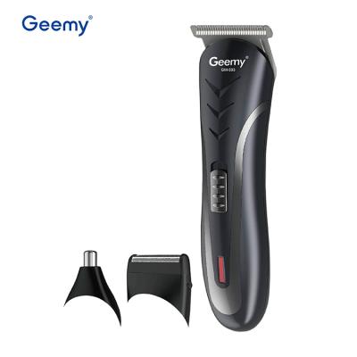 China Wholesale Barber Shop Shaver GEMEI Nose Trimmer Cordless Appropriate Prices Car GM567 Electric Shaver Hair Cutting Machine for sale