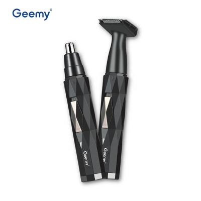 China GM3120 Car Grooming Suit 2 in 1 Electric Eyebrow Eplitator Pen Hair Men Shaving Removal Slim Black Beard Nose Trimmer Best for sale