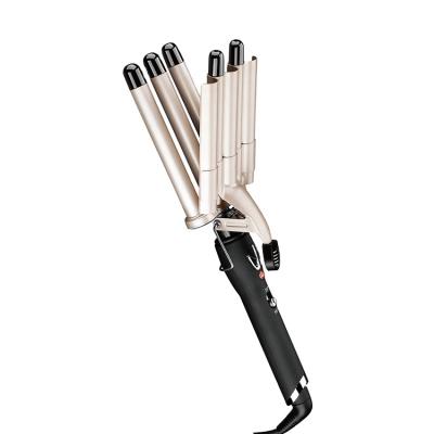 China Three Barrels GM2933 GEEMY Three Barrels Deeply Hesitate Professional Hair Curler ptc Heater Magic Curling Iron GM-2933 for sale