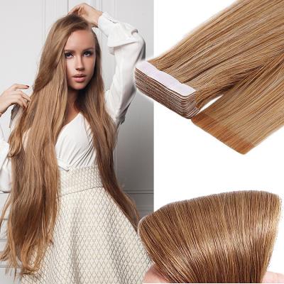 China Wholesale Curly Tape Hair Extensions Peek Hair Keratin Tape In Human Extensions for sale