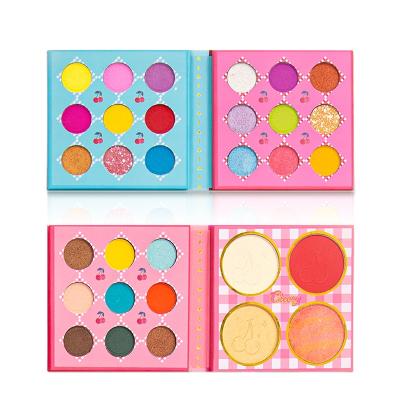 China 2022 New Popularity Waterproof Vegan Private Label Hot Selling Products Cute Case Highly Pigmented Eyeshadow Palette for sale