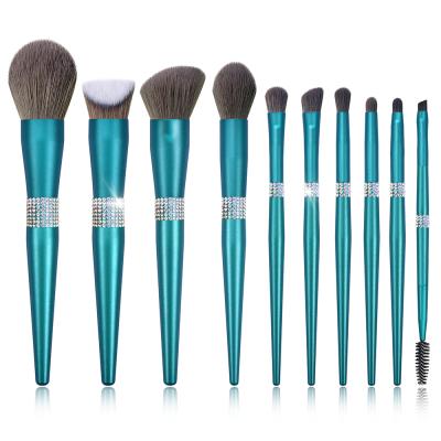 China New Skin-Friendly Type Custom Unique Top Selling Pastel Colored Make Up Brush Set for sale