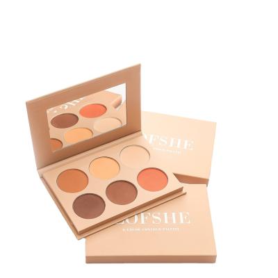 China Waterproof Face Highlighter Bar Makeup Bronzer Shimmer and Cosmetic Shimmer Matte Trim Plate Highlighter Highlighter Bar Private Label Palette for sale