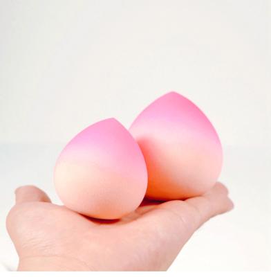 China New Arrival Facial Sponge New Arrival Beauty Peach Powder Super Soft Puff Change Makeup Sponge Progressive Softer Set for sale