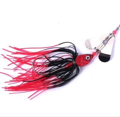 China Super High Quality Heart Shaped Lead+PVC Spinner Bait With Beads For Ocean Sea Freshwater Fishing for sale