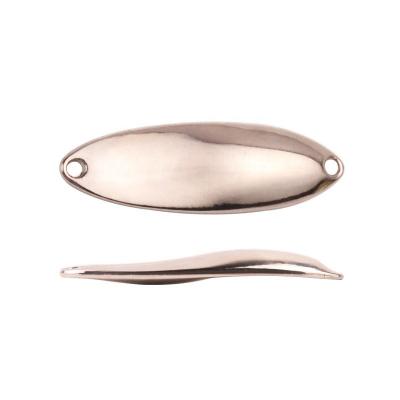 China Matel OEM ODM Boat Fishing Lure Spoon Metal Groundbait 3.5g 5g 7g 10g With Hook Treble Spoon for sale