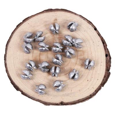 China Lead factory supply fishing accessories 0.5g-4g bite lead sinker 500g color open bare sinkers for fishing for sale