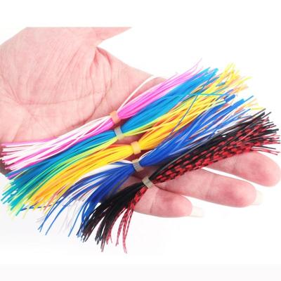 China Colorful Silicone Factory Supply Fishing Tackle Silicone Wire 40 Packs With Hook Wire Fishing Accessories for sale