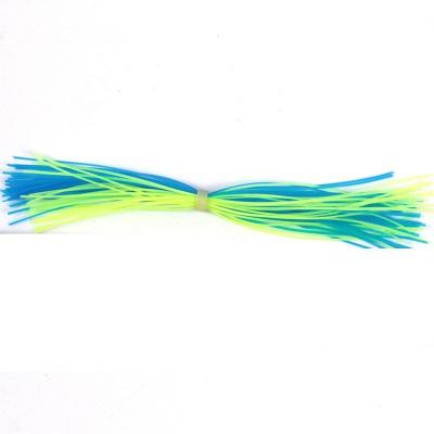 China Custom Colorful Silicone Fishing Tackle Silicone Wire Spinner Bait 40 Packs With Hook Wire Fishing Accessories for sale